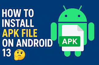 How to install apk on android 13
